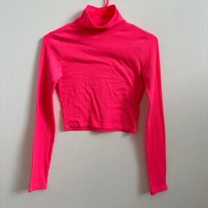 H&M Ribbed Turtleneck Top